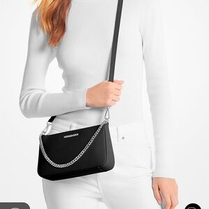 Michael Kors black small messenger/crossbody bag NWTs